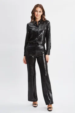Elie Tahari Sequin Pant- Bottoms