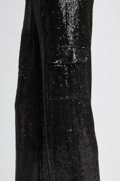 Elie Tahari Sequin Pocket Pant- Bottoms