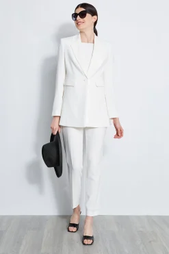 Elie Tahari Side Slit Blazer- Jackets & Blazers