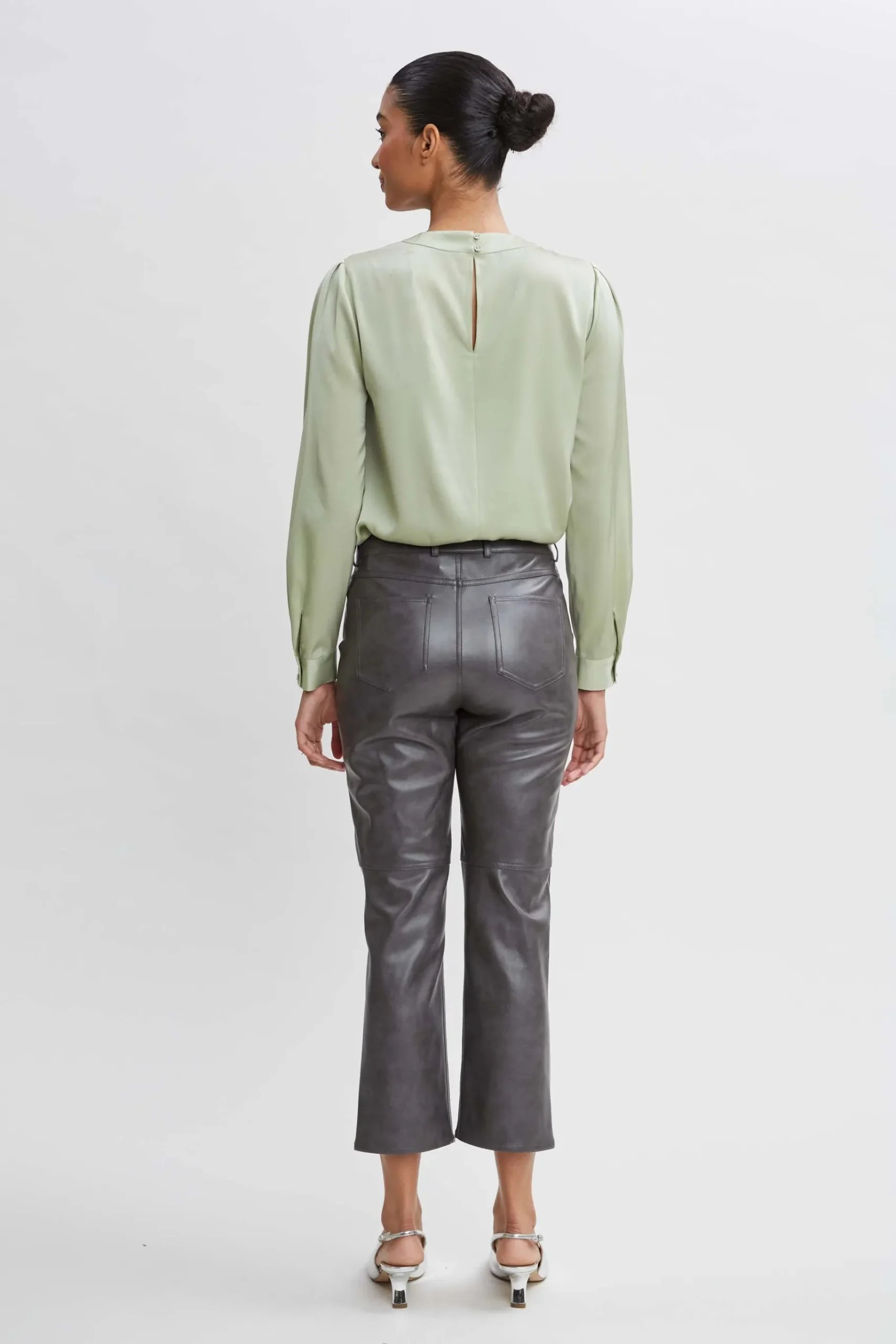 Elie Tahari Silk Keyhole Shirt- Tops & Sweaters