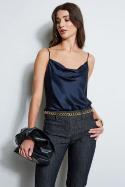 Elie Tahari Silk Satin Cami- Tops & Sweaters