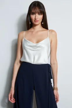 Elie Tahari Silk Satin Cami- Tops & Sweaters