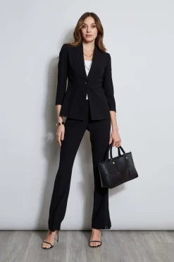 Elie Tahari Single Breasted Dart Blazer- Jackets & Blazers