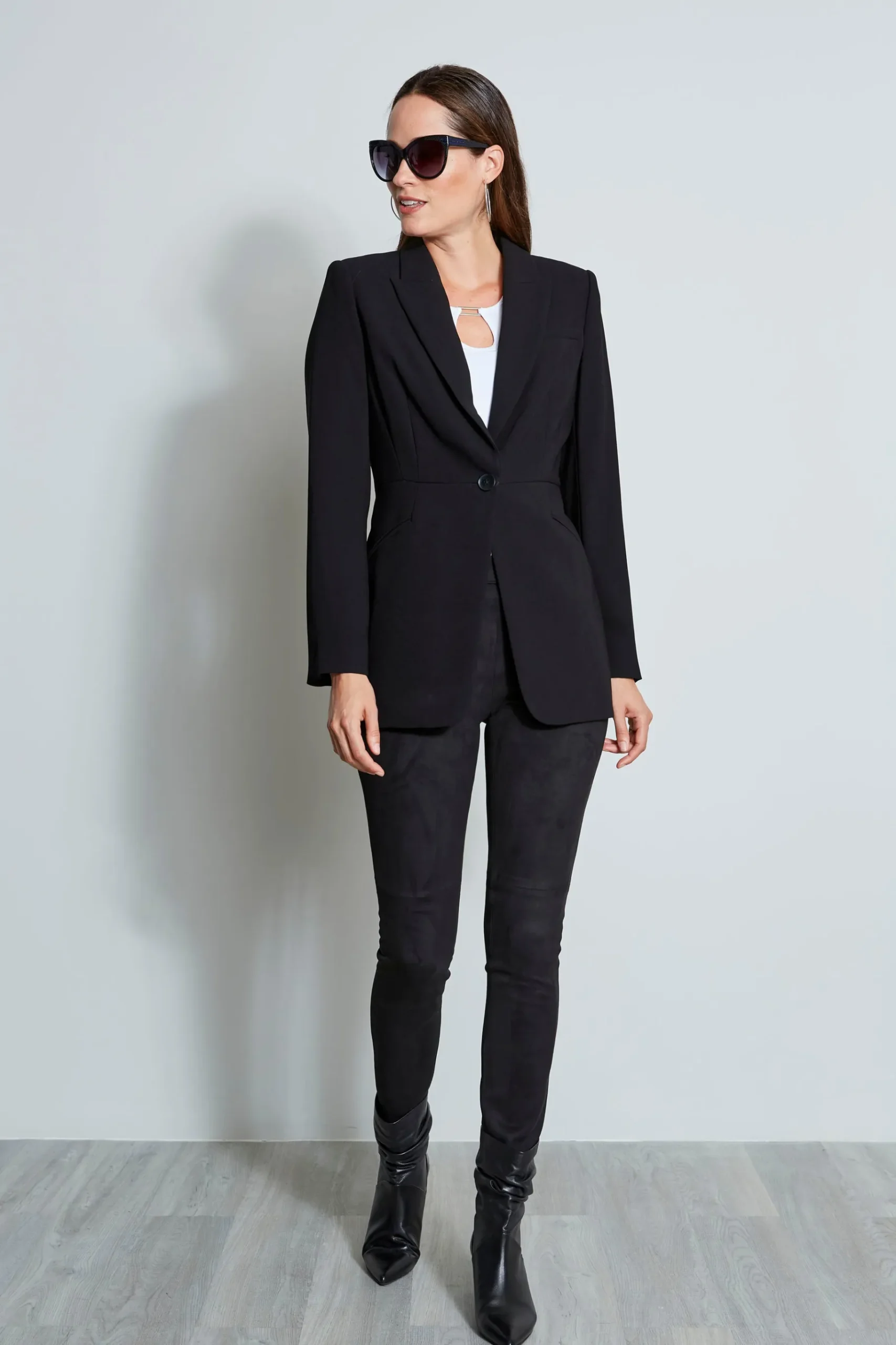Elie Tahari Single Button Blazer- Suiting|Jackets & Blazers