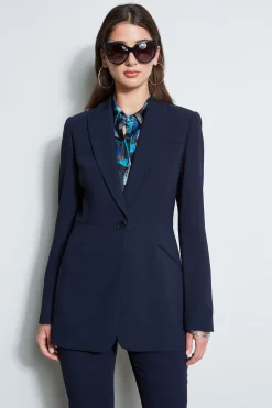 Elie Tahari Single Button Blazer- Jackets & Blazers