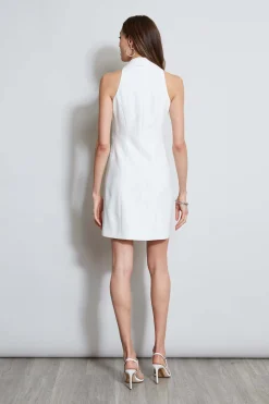 Elie Tahari Sleeveless Double Breasted Blazer Dress- Dresses & Jumpsuits|Sleeveless Dresses