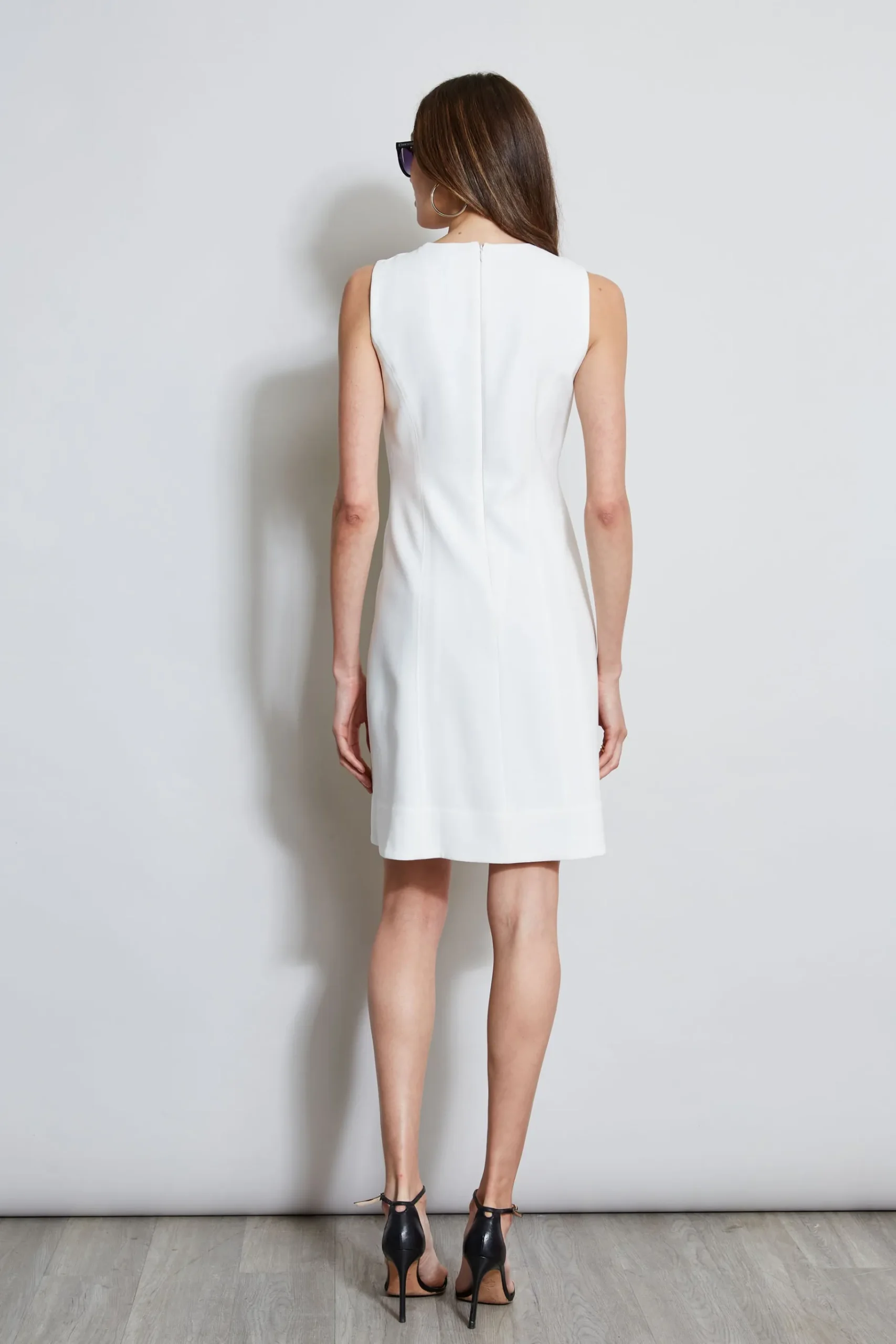 Elie Tahari Sleeveless Keyhole Ring Dress- Dresses & Jumpsuits|Sleeveless Dresses