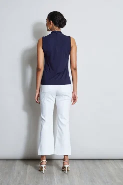 Elie Tahari Sleeveless Twist Knit- Tops & Sweaters