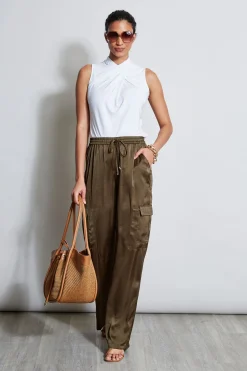 Elie Tahari Sleeveless Twist Knit- Tops & Sweaters