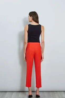 Elie Tahari Slim Fit Ankle Pant- Bottoms