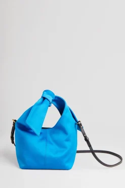 Elie Tahari Small Satin Knot Handbag- Fragrance|Gloves