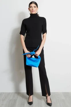 Elie Tahari Small Satin Knot Handbag- Fragrance|Gloves