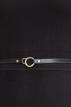 Elie Tahari Square Neck Belted Sweater Dress- Dresses & Jumpsuits|Sleeveless Dresses