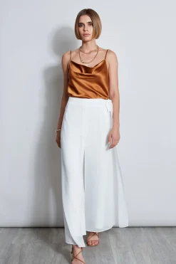 Elie Tahari Stretch Silk Satin Cami- Tops & Sweaters