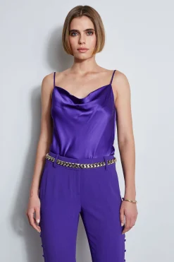 Elie Tahari Stretch Silk Satin Cami- Tops & Sweaters|Suiting