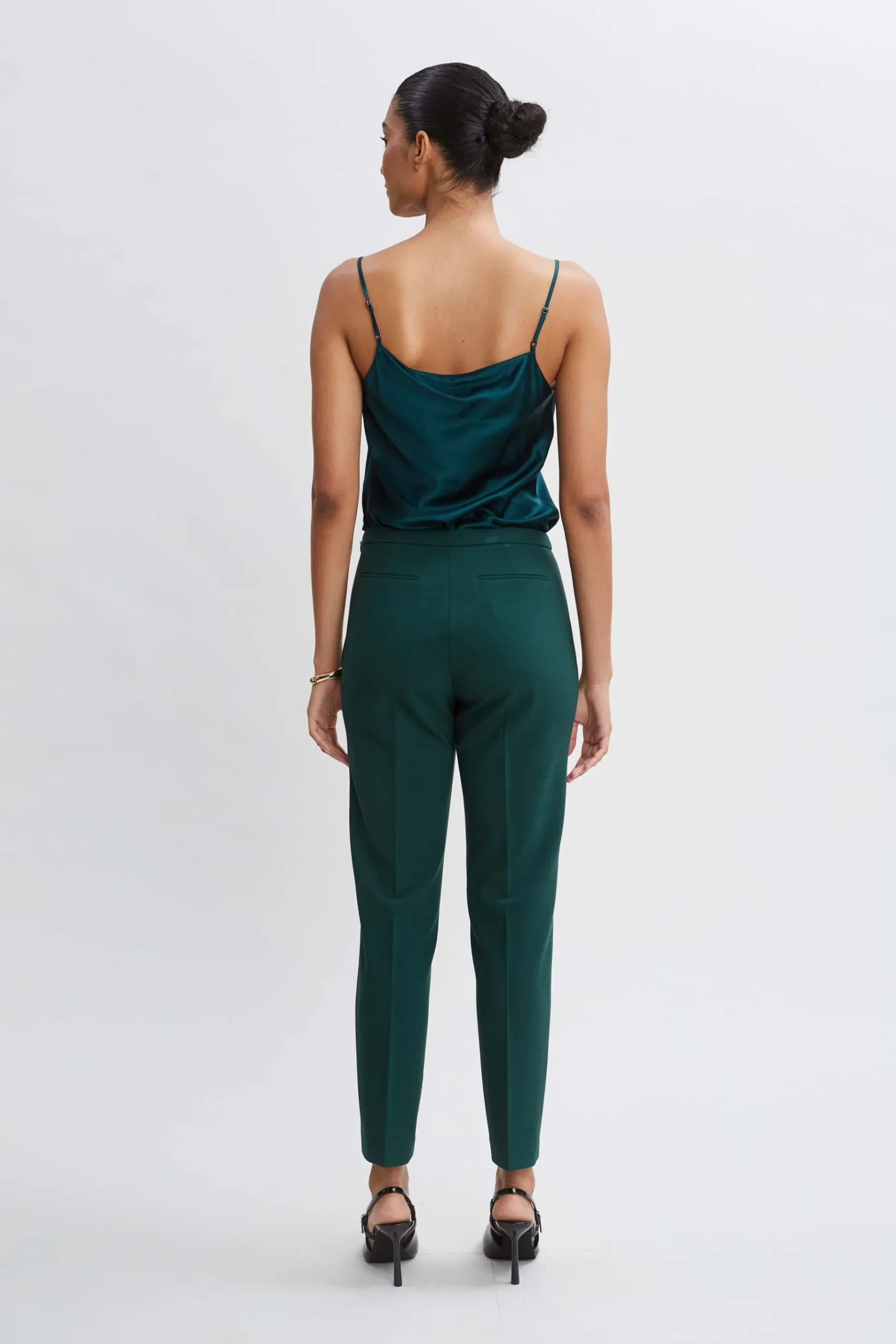 Elie Tahari Stretch Silk Satin Cami- Tops & Sweaters|Suiting