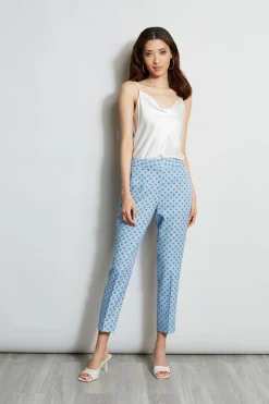 Elie Tahari Sun Print Pant- Bottoms