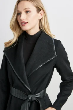 Elie Tahari Tahari Juliette Double Face Wool Coat- Coats
