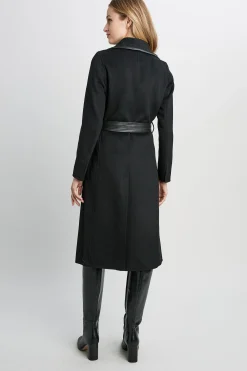Elie Tahari Tahari Juliette Double Face Wool Coat- Coats