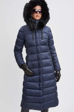 Elie Tahari Tahari Maxi Layer Puffer Coat- Coats