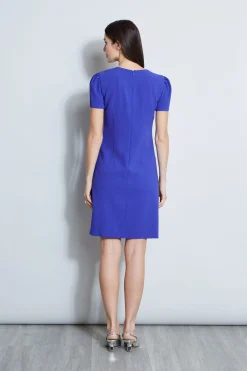 Elie Tahari Tulip Ring Shift Dress- Dresses & Jumpsuits|Short Sleeve Dresses