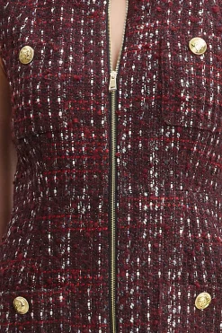 Elie Tahari Tweed Pocket Dress- Dresses & Jumpsuits|Suiting