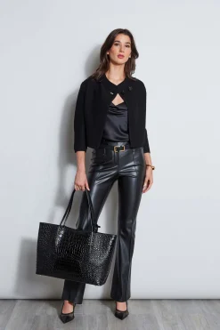 Elie Tahari Two Button Wool Sweater- Tops & Sweaters|Suiting