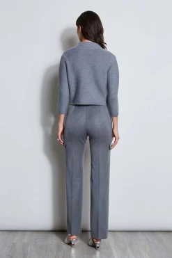 Elie Tahari Two Button Wool Sweater- Tops & Sweaters|Suiting