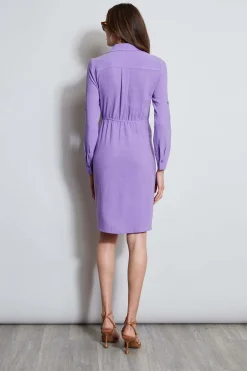 Elie Tahari Utility Tie Shirt Dress- Dresses & Jumpsuits