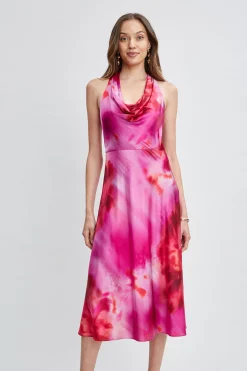 Elie Tahari Venetian Glass Halter Dress- Dresses & Jumpsuits