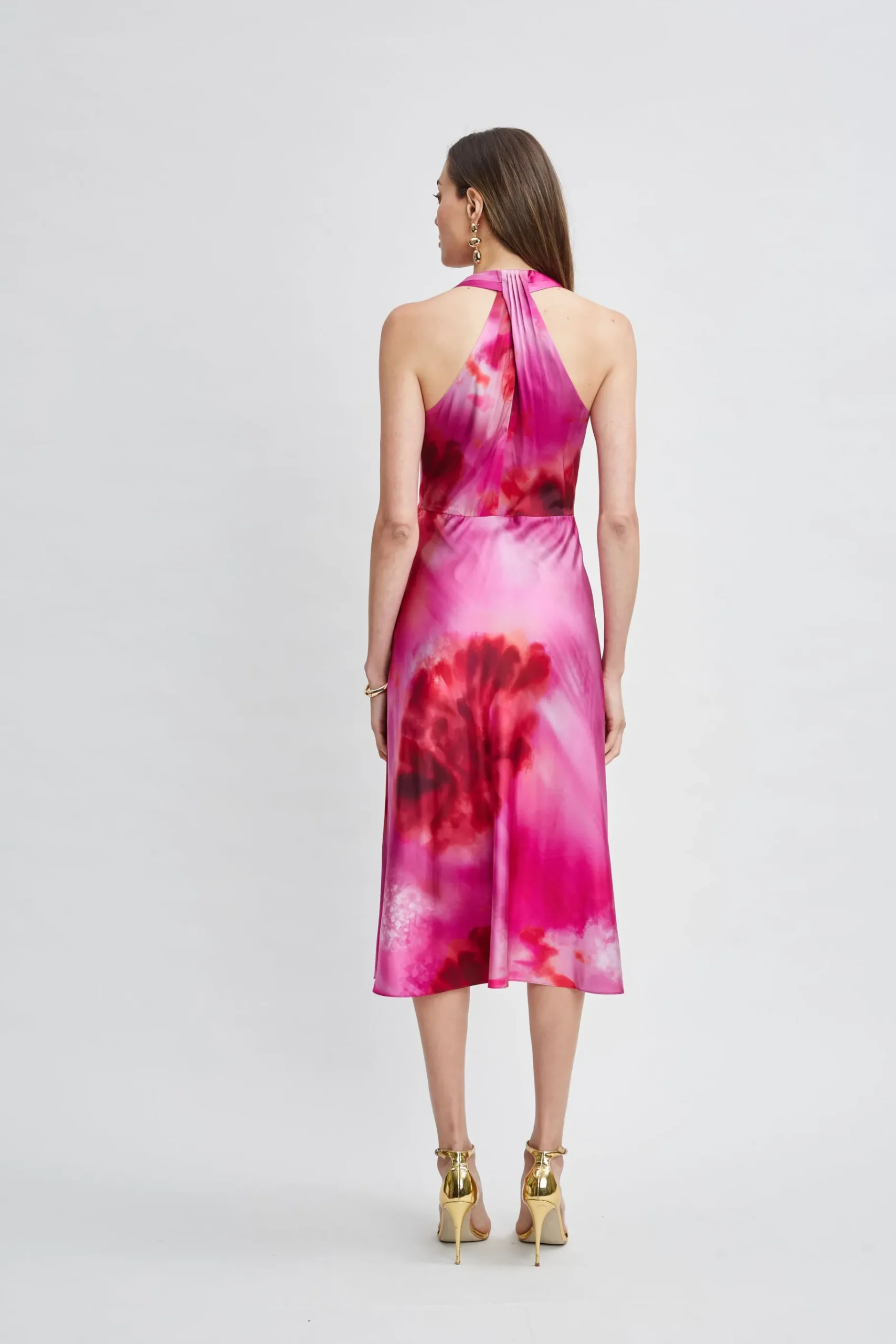 Elie Tahari Venetian Glass Halter Dress- Dresses & Jumpsuits