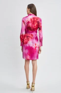 Elie Tahari Venetian Glass Mock Wrap Dress- Dresses & Jumpsuits