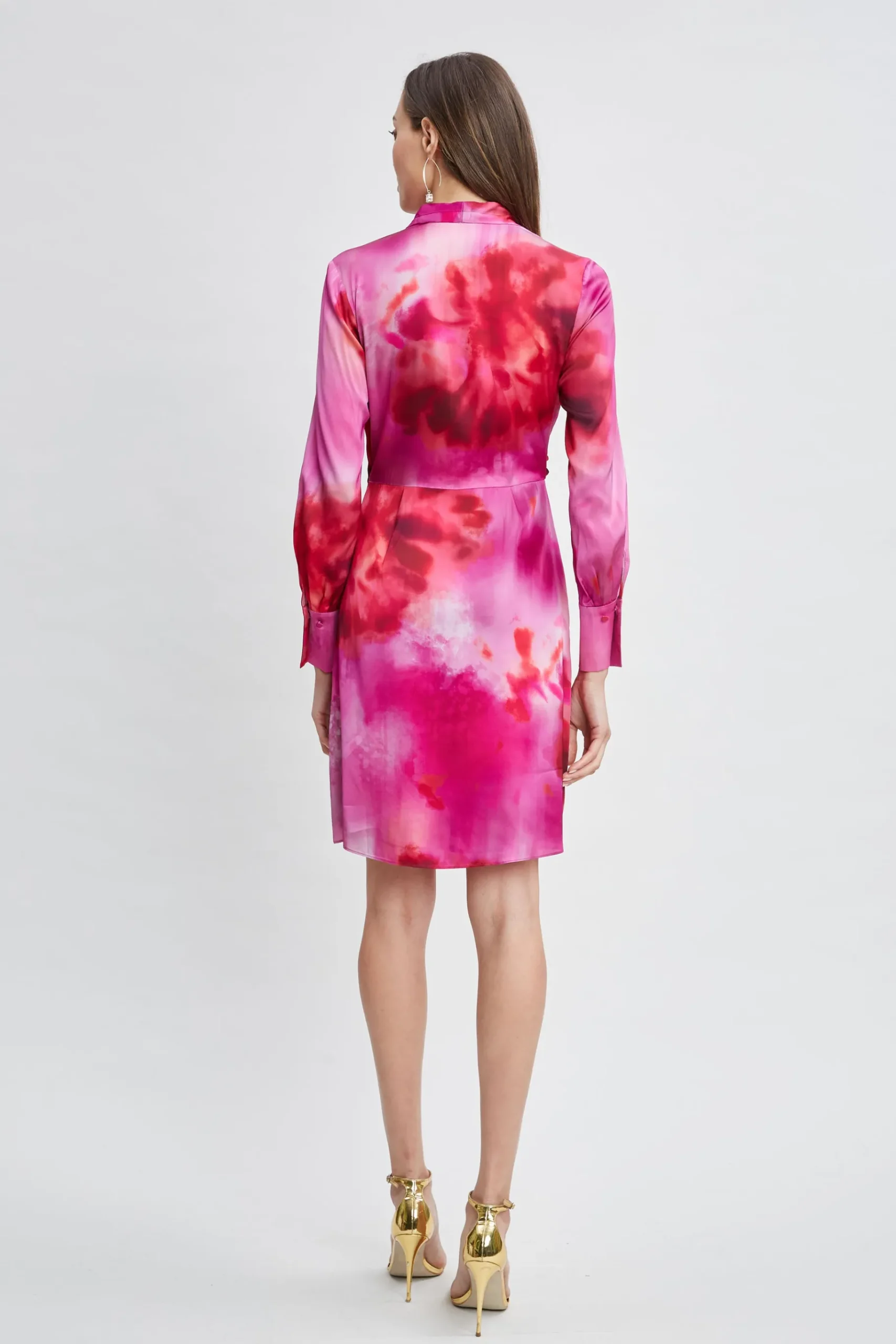 Elie Tahari Venetian Glass Mock Wrap Dress- Dresses & Jumpsuits