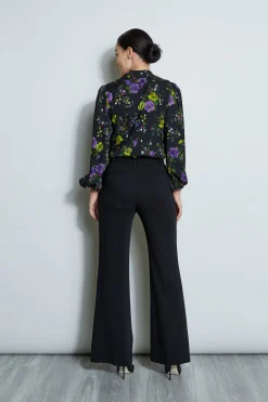 Elie Tahari Wide Leg Belted Pant- Bottoms