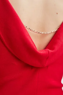 Elie Tahari Wool Draped Chain Sweater Dress- Dresses & Jumpsuits