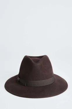 Elie Tahari Wool Fedora Hat- Fragrance|Gloves