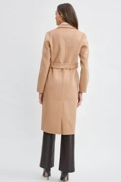 Elie Tahari Wool Wrap Coat- Coats